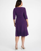 Load image into Gallery viewer, New Color! Whimsy Wrap Dress in Plum Passion