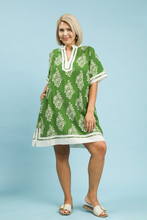 Load image into Gallery viewer, Frankie Abstract Print Dress with Contrast Trim