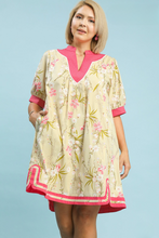 Load image into Gallery viewer, Emerson Floral Print Dress in Butter