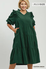 Load image into Gallery viewer, Evergreen Days Corduroy Dress