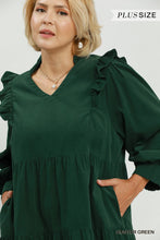 Load image into Gallery viewer, Evergreen Days Corduroy Dress