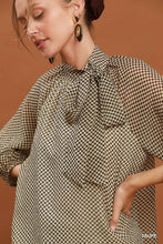 Load image into Gallery viewer, Taupe About It Tie Neck Top