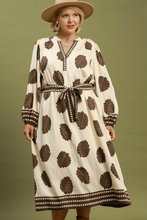 Load image into Gallery viewer, New Color! Sami Botanical Print Belted Midi