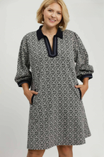 Load image into Gallery viewer, Nina Mixed Media A-Line Dress