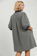 Load image into Gallery viewer, Nina Mixed Media A-Line Dress