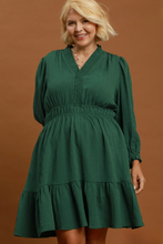 Load image into Gallery viewer, Evergreen Elegance Tiered Dress 💚