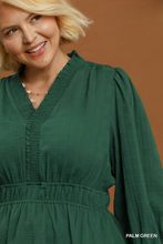 Load image into Gallery viewer, Evergreen Elegance Tiered Dress 💚