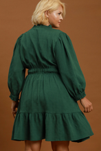 Load image into Gallery viewer, Evergreen Elegance Tiered Dress 💚