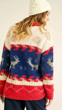 Load image into Gallery viewer, Harper Reindeer Snowflake Sweater