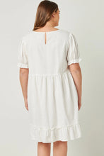 Load image into Gallery viewer, Joella Swiss Dot Tiered Dress