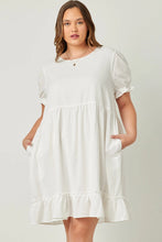 Load image into Gallery viewer, Joella Swiss Dot Tiered Dress