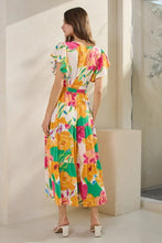 Load image into Gallery viewer, Brynn Floral Print Tiered Midi Dress