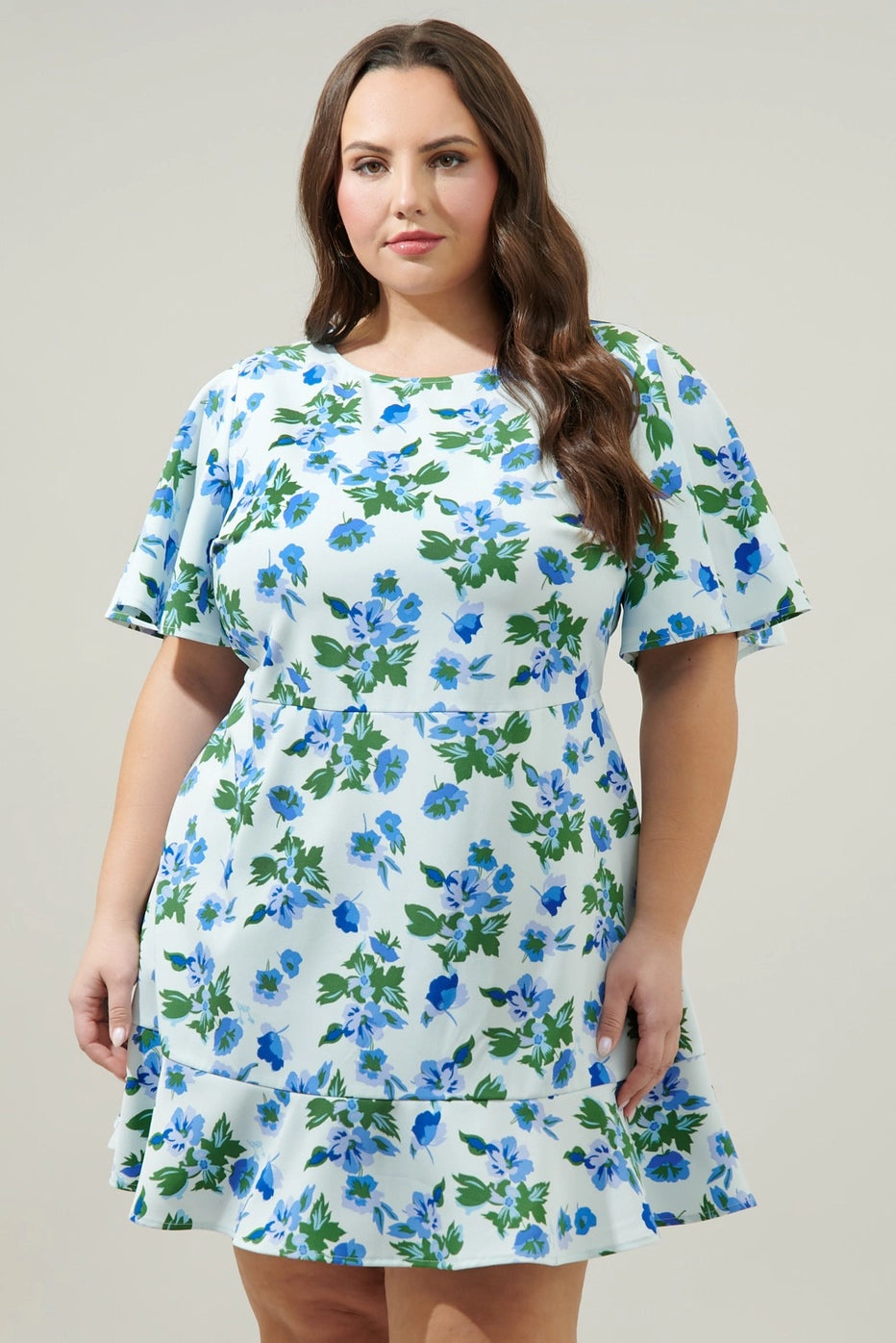 Hadley Floral Flouncy Mini Dress