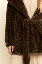 Load image into Gallery viewer, Wild About You Leopard Hooded Coat