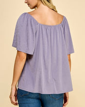 Load image into Gallery viewer, Harper Square Neck Bell Sleeve Knit Top
