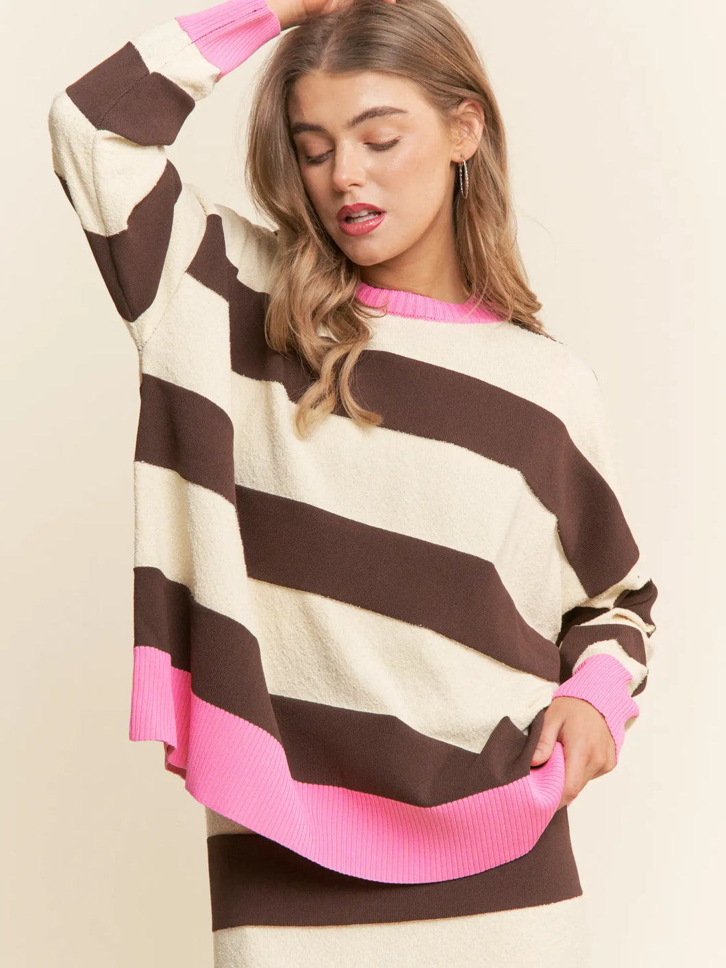 Janna Color Block Sweater