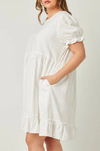 Load image into Gallery viewer, Joella Swiss Dot Tiered Dress