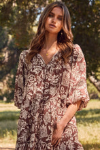 Load image into Gallery viewer, Kelly Boho Print Babydoll Dress