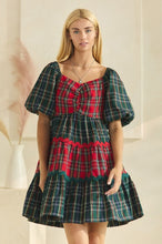 Load image into Gallery viewer, Dinah Mixed Plaid Dress