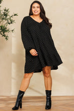 Load image into Gallery viewer, Mason V-Neck Tiered Dot Dress