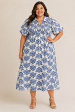 Load image into Gallery viewer, Jeanie Boho Floral Midi