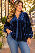 Load image into Gallery viewer, Midnight in Velvet Top