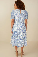 Load image into Gallery viewer, Julia Eyelet Scallop Sleeve Midi Dress