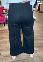 Load image into Gallery viewer, Justine Soft Washed Wide Leg Pants in Black