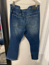 Load image into Gallery viewer, Preloved* Lucky &amp; Blessed Distressed Mid-Rise Bootcut Ankle Jeans - 22