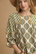 Load image into Gallery viewer, Dani Retro Geometric Print Top