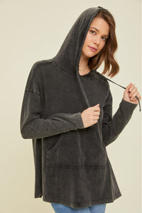 Daly Mineral Washed Oversized Flare Hoodie