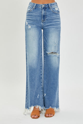 High-Rise Wide Leg Jeans