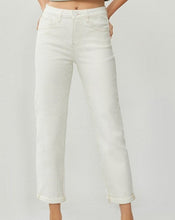 Load image into Gallery viewer, Cream Mid-Rise Boyfriend Jeans