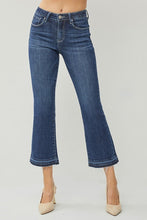 Load image into Gallery viewer, Cropped Kick Flare High Rise Skinny Jeans