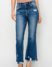 Load image into Gallery viewer, High-Rise Crop Ankle Flare Jeans