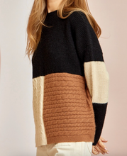 Load image into Gallery viewer, Erin Color Block Sweater