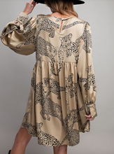 Load image into Gallery viewer, Sloan Cheetah Dress in Taupe