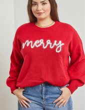 Load image into Gallery viewer, Sally Ann Merry Tinsel Sweater