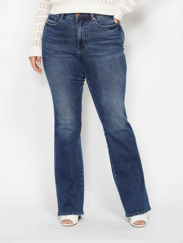 Tummy Control Bootcut Jeans (short inseam)