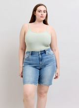Load image into Gallery viewer, Vintage Wash Bermuda Denim Shorts
