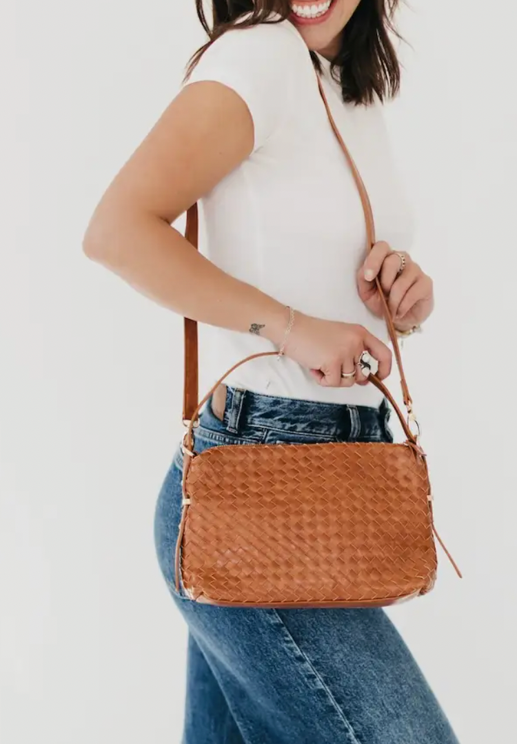 Harper Hobo Woven Shoulder Bag