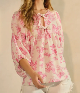 Sylvia Toi De Paris Print Top