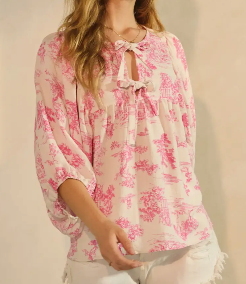 Sylvia Toi De Paris Print Top