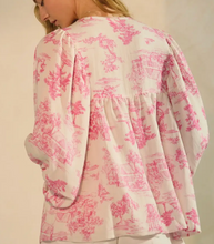 Load image into Gallery viewer, Sylvia Toi De Paris Print Top