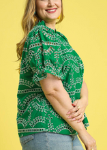 Load image into Gallery viewer, Taylor Split Neck Eyelet Top