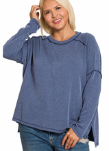 Load image into Gallery viewer, Restocked! Carson Ribbed Long Sleeve Top (8 Colors)