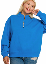 Load image into Gallery viewer, Claire Quarter Zip Pullover (3 Colors)