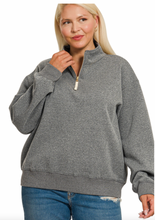 Load image into Gallery viewer, Claire Quarter Zip Pullover (3 Colors)