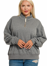 Load image into Gallery viewer, Claire Quarter Zip Pullover (3 Colors)