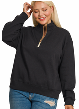 Load image into Gallery viewer, Claire Quarter Zip Pullover (3 Colors)